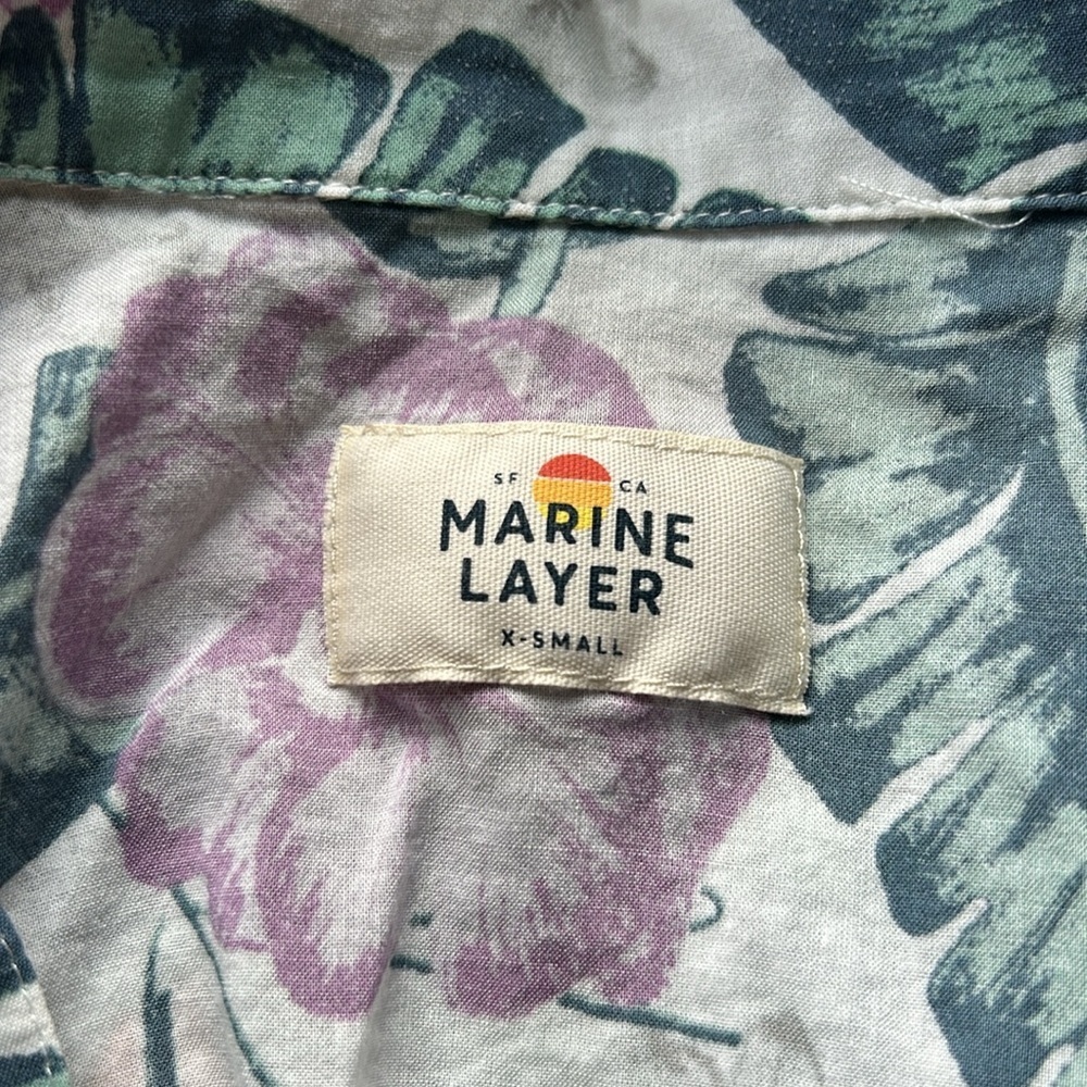 Marine Layer Venice Button Down Multi Floral Shir… - image 6